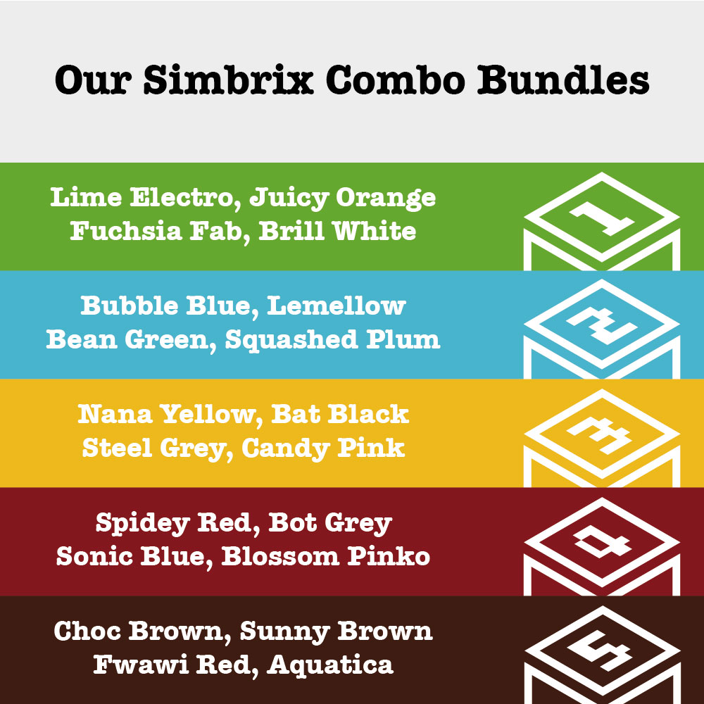 Simbrix Colour Pack Combo Bundles (Set of 4 Colours) - Image 2